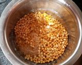 A picture of step 1 of Paruppu urundai kuzhambu.