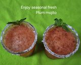 A picture of step 4 of Seasonal Fresh Plum Mojito.
