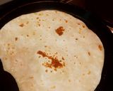 A picture of step 5 of Kolkata style Chicken Kathi Roll.