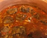 A picture of step 2 of Ox tail Tajine.