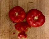A picture of step 2 of Grandma’s Spanish Salmorejo.
