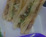 A picture of step 4 of Malaiboti sandwich.