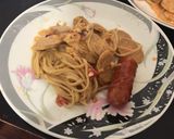 Hình bước làm 6 của món Pasta xúc xích