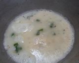 A picture of step 3 of Upma (without onion).