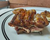 Foto del paso 9 de la receta: Plátanos maduros asados y rellenos de queso y dulce de guayaba🧀🍌🍯