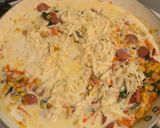 A picture of step 2 of Corndog Pie.