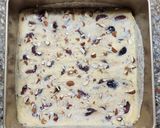 Foto del paso 8 de la receta: 🍒🤍 Brownies de chocolate blanco, cerezas y almendras 🤍🍒 Blondies, el brownie rubio 😅