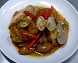 รูปขั้นตอนการทำที่ 5 ของ หอยลายผัดพริก