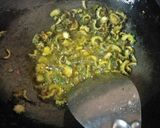 A picture of step 1 of Msala karela.