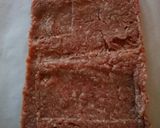 A picture of step 1 of Polpettone - Italian meatloaf with parma ham and cheese.