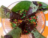 A picture of step 4 of Chocolate paan rolls.