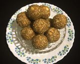 A picture of step 6 of Sesame Coconut Peanut Ladoo.