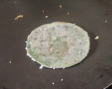 பாலக் கோகனட் ரோல்டு  சப்பாத்தி (Spinach coconut rolled chapathi recipe in tamil) ரெசிபி ஸ்டேப் 6 புகைப்படம்