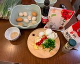 Hình bước làm 1 của món Trứng ngâm tương Hàn Quốc