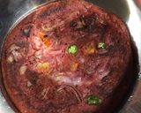 A picture of step 6 of Pink/Beetroot Chilla.