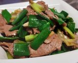 A picture of step 6 of Stir-fried Beef with Spring Onion.