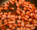 A picture of step 2 of Smoked bacon & cheese penne pasta (10 minutes to prepare and cook).