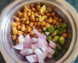 A picture of step 1 of Black Chickpeas kebabs.