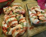 A picture of step 3 of Rosemary chicken.