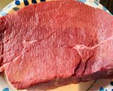 A picture of step 2 of Air Fryer London Broil with Shrimp.
