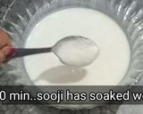 A picture of step 2 of Sooji Caramel Halwa/ Sheera.