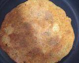 A picture of step 3 of Besan Chilla.