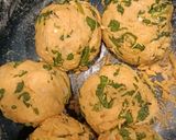 A picture of step 3 of Methi, Tomato and Red chilli Pickle Thepla.