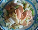 Foto langkah ke 4 dari resep Tumis Sosis Sawi Putih Buncis Kentang Saos Tiram.