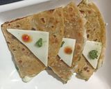 A picture of step 4 of Cheese Paratha Sandwich.