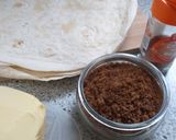 Foto del paso 1 de la receta: Tortillas de trigo dulces con canela