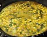 A picture of step 9 of Palak aloo chana dal sabzi.