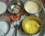 आटे के क्रिस्पी बादाम बिस्कुट (Aate ke crispy badam biscuit recipe in Hindi) रेसिपी चरण 1 फोटो