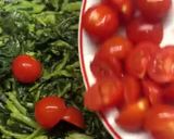 A picture of step 2 of Orecchiette with Broccoli Rabe and Cherry Tomatoes.