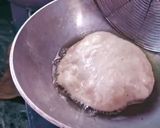 A picture of step 8 of Chole -puri.