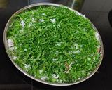A picture of step 1 of Pumpkin leaves stir fry.