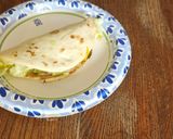 A picture of step 5 of Tortilla Burgers.