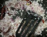 A picture of step 10 of Shahi lauki ke kofte with plain rice.