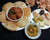 A picture of step 4 of Luchi & Cocoa Potato Curry (Puri sabji).