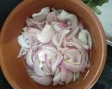A picture of step 1 of Thai cucumber salad.