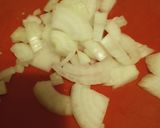 A picture of step 1 of Cream of Onion Soup.