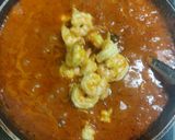 A picture of step 6 of Malvani prawns curry.