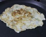 A picture of step 4 of Semolina spicy pancake.