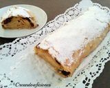 Foto del paso 19 de la receta Apfelstrudel o strudel de manzana con masa casera