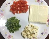 A picture of step 3 of Pan Paneer Pizza.