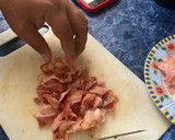 Foto del paso 4 de la receta: Alambre de pollo con tocino