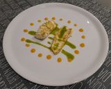 Foto del paso 9 de la receta: Rodaballo con aceite de perejil y cebollino con coolie de mango