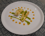Foto del paso 9 de la receta: Rodaballo con aceite de perejil y cebollino con coolie de mango