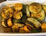 Une image de l'étape 4 de Courgettes tricolores grillées aux épices et origan (recette plancha).