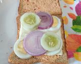 A picture of step 2 of Boiled Egg Sandwich.