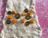รูปขั้นตอนการทำที่ 4 ของ ขนมปัง Ciabatta ใส่พริกฮาลาพิโนกับเชดด้าชีส